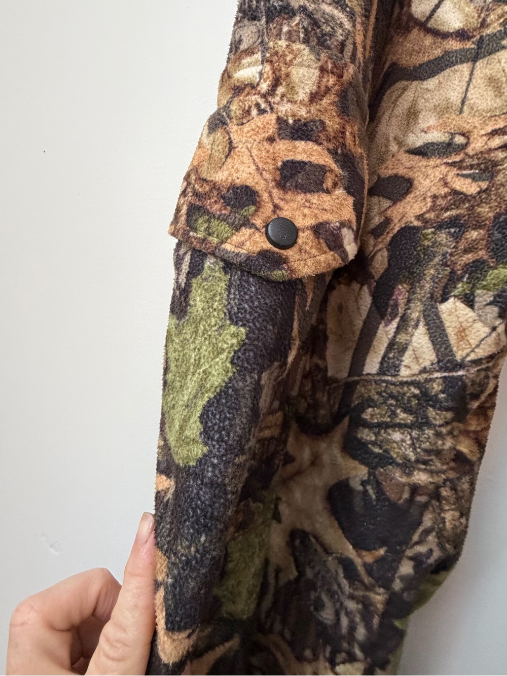 Mossy Oak Camo Fleece Hunting Cargo Pants Men’s 40x30 Outdoor - Picture 9 of 10